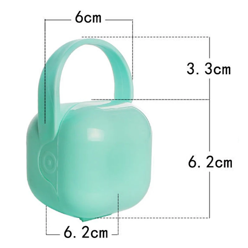 Новый 6 цветов Детские Кормление соска коробка для хранения младенцев пустышка контейнер новорожденных Путешествия Портативный пыли ручк