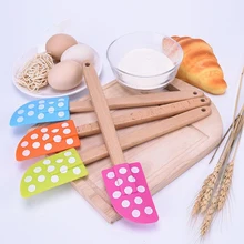 Кремовый Торт ScraperTranslucent силиконовый шпатель большой Температура лезвие Кухня формы для выпечки инструмент разные цвета