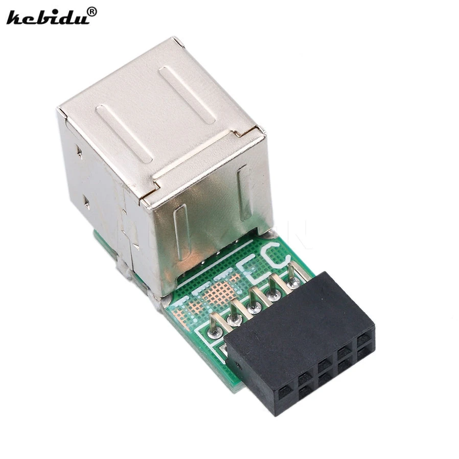 Kebidu Лидер продаж 3 шт./лот USB 2 0 9Pin женский порта Женский адаптер конвертер