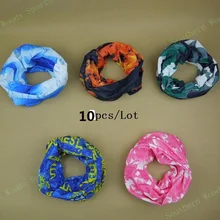 10 шт./лот, шейный платок, банданы, повязки, подшлемник, Мотоциклов Лыжная Сноуборде маска, 27 цвета
