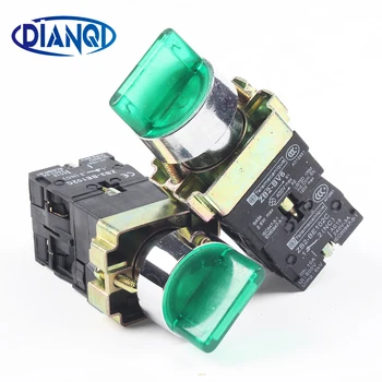 

10pcs XB2 BK3365 xb2-bk3365 3 position select switch witch light rotary switch, push button switch