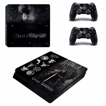 

Game of Thrones Winter is Coming PS4 Slim Skin Sticker For Sony PlayStation 4 Console and 2 Controllers PS4 Slim Sticker Decal