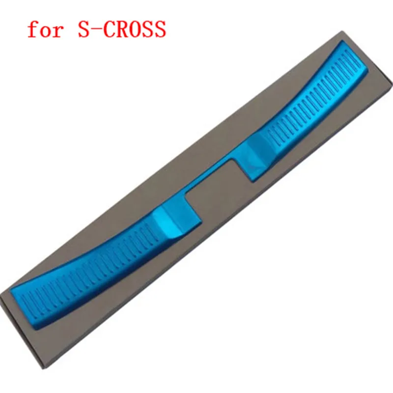 

Car styling stainless steel interior Rear Bumper Protector Sill fit for Suzuki S-CROSS 214-2016