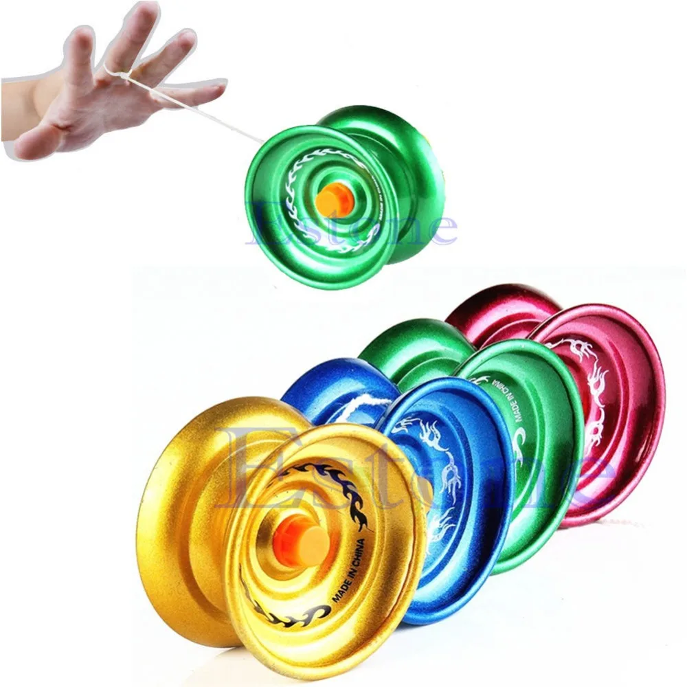 Новый горячий алюминиевый дизайн Professional YoYo Ball Bearing String Trick сплав дети - изображение