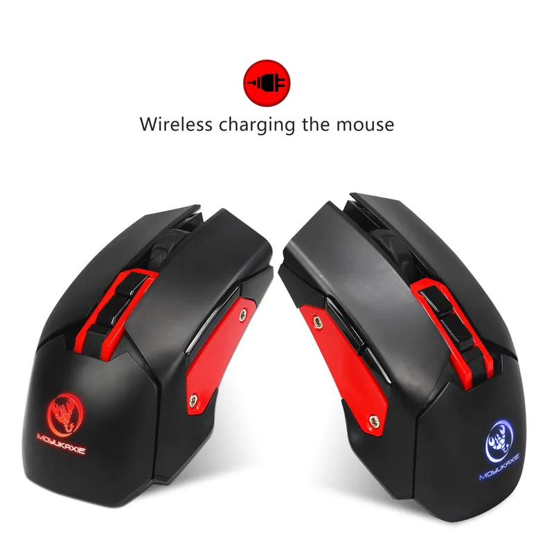 Rechargeable Backlight Wireless Mouse 7 Button font b Computer b font font b Gaming b font