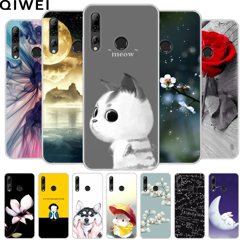 

6.21'' For Huawei Honor 10i Case Cartoon Painted Soft TPU Phone Back Cases For Huawei Honor 10i Silicone Cover Coque On Honor10i