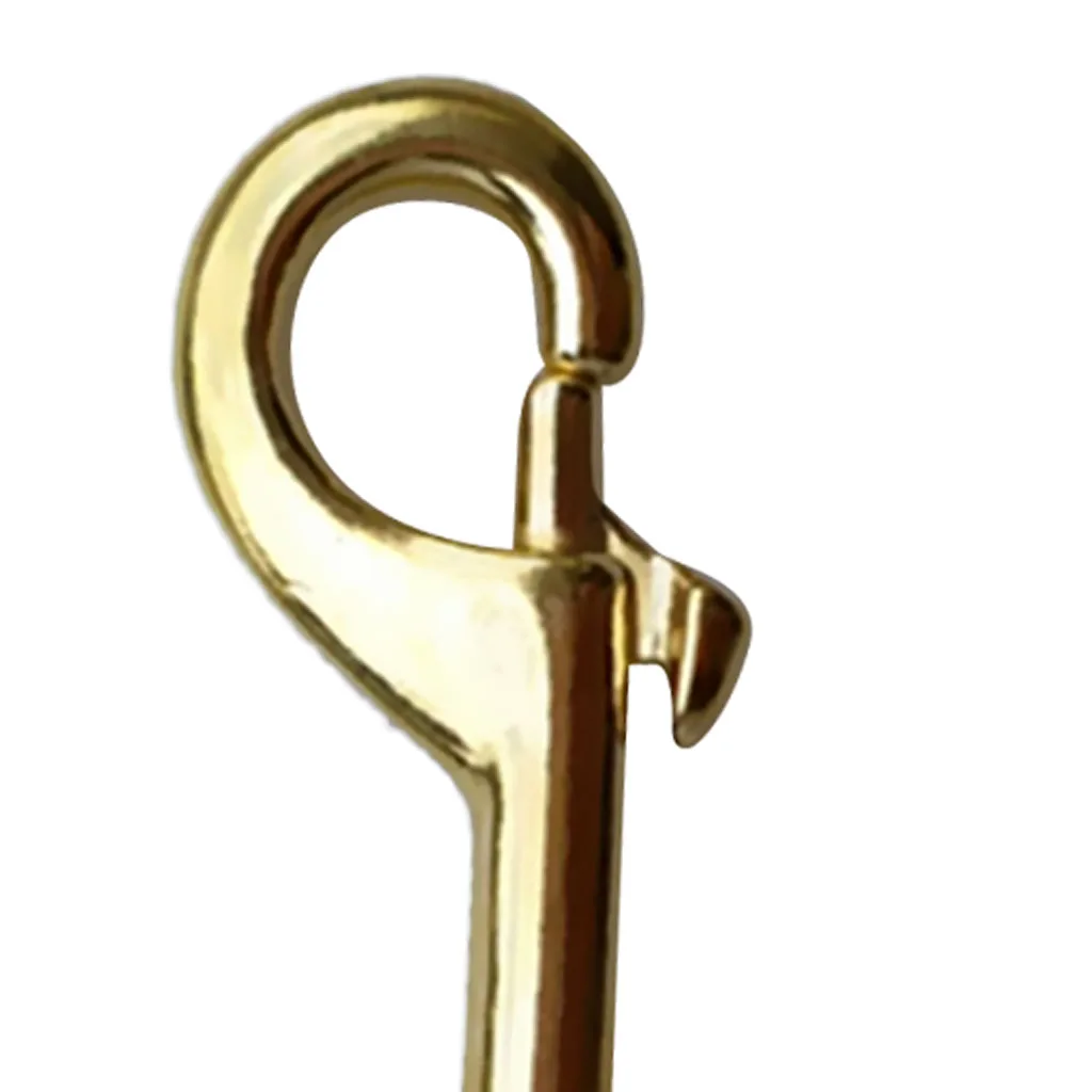 Deluxe Brass Scuba Diving Free Diving Double Ended Bolt Snap Clip Hook Gear