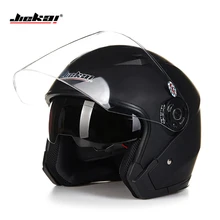 JIEKAI мотоциклетный шлем с открытым лицом Capacete Para Motocicleta Cascos Para Moto Racing rcycle винтажные шлемы с двойным объективом