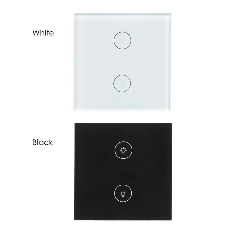 

Wireless Light Wall Switch WiFi Touch Panel Work with Amazon Supported Alexa Google Home IFTTT APP Remote Control