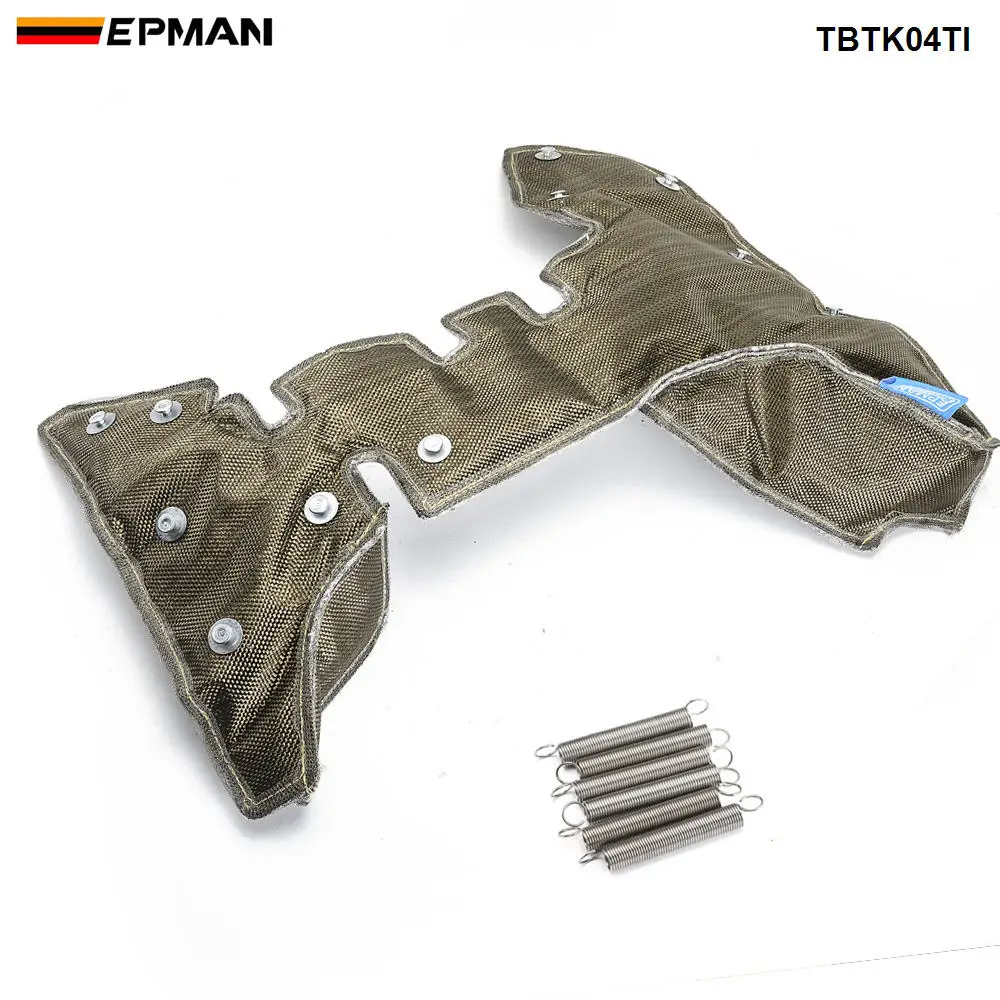 Titanium K04 Turbo Blanket Heat Shield Barrier Temp Rating For VW K03 / K04 TURBO Turbo Charger TBTK04TI