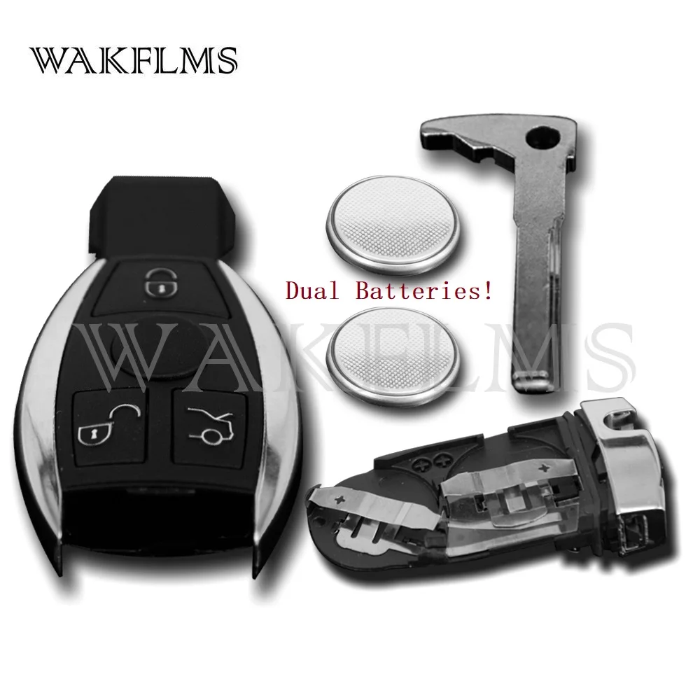 Reliable 2 Batteries NEC Chip 315MHz Panic 433MHz Car Smart Remote Key Fob For Mercedes Benz A B C E G R S Class CL CLK CLS GL ML SL SLK