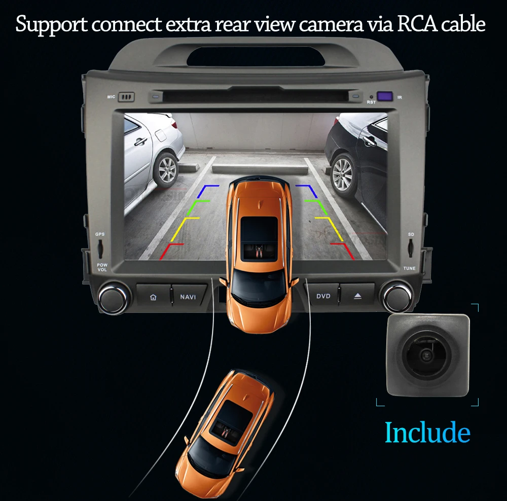 Cheap 8" Owtosin Car Radio Multimedia Video Player Navigation GPS Android 9.0 For KIA Sportage R 2010-2016 Car 4GB RAM 32GB ROM 9