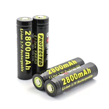 

Soshine 18650P 18650 3.7V 2800mAh Li-ion Rechargeable Battery with Protection (4pcs)