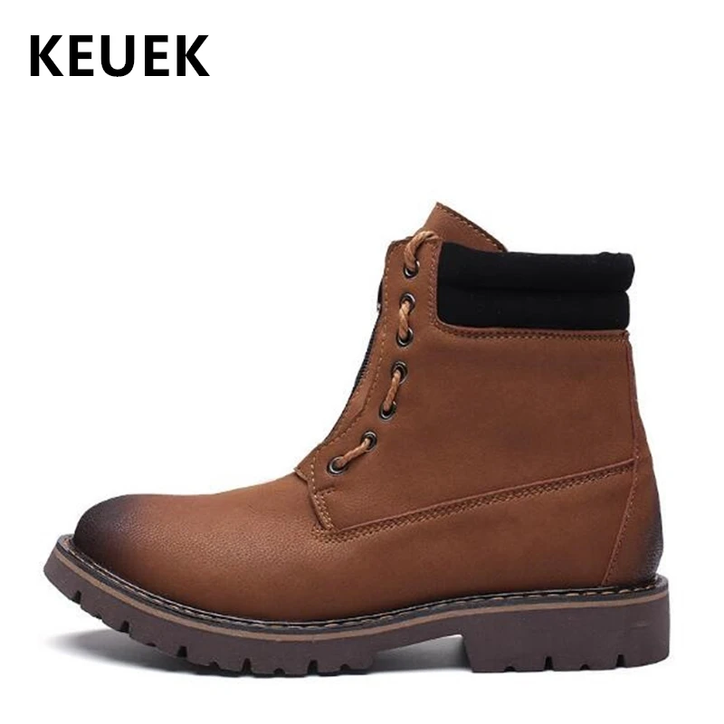 

Spring Autumn Men Martin boots Non-slip Wear resistant Outdoor tooling boots British style Male shoes Motorcycle boots 033