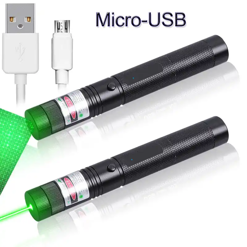 Cwlaser強力な2 イン 1 532nmフォーカス可能な充電式グリーンレーザーポインター 303 燃焼レーザーusb 303 ブラック Flashlights Torches Aliexpress