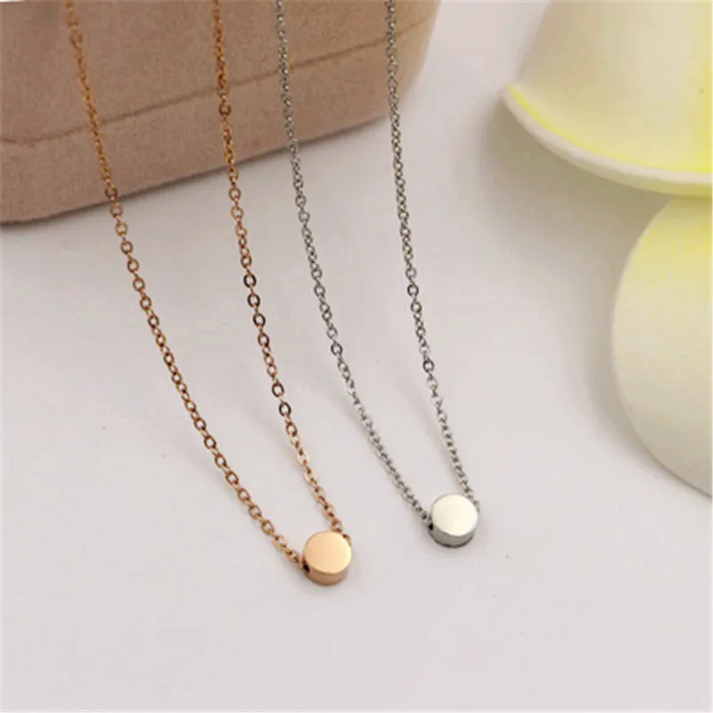 Simple Jewelry Bead Ball Necklace Women 