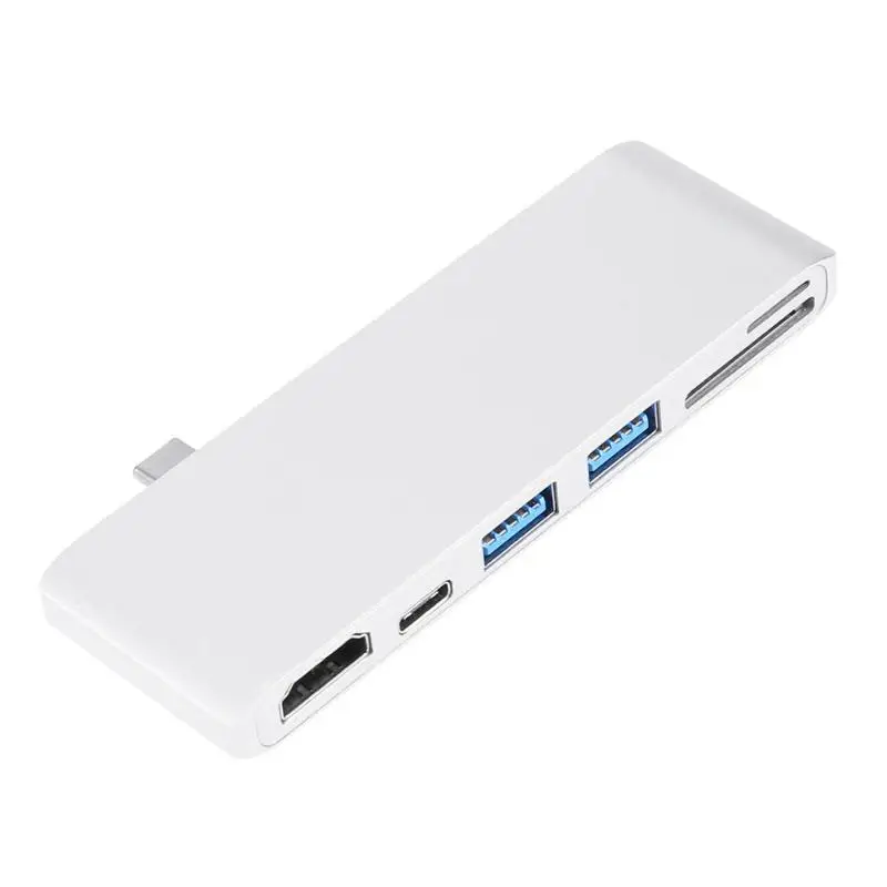 Портативный Мультифункциональный Тип C+ USB3.0+ HDMI Порты и разъёмы концентратор кард-ридер с FW1S