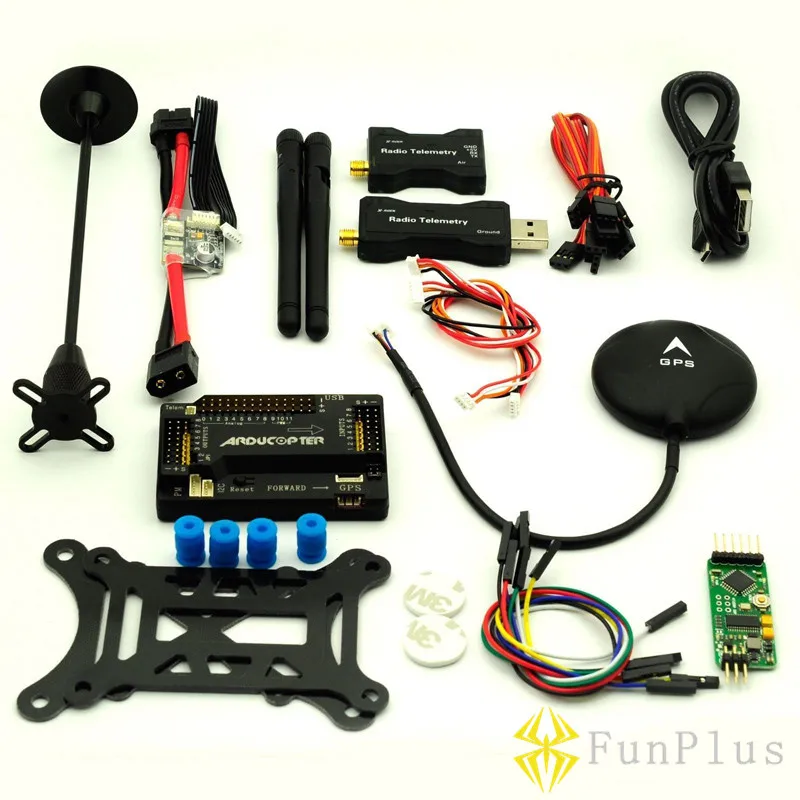 

FPV Combo APM2.8 Flight Controller NEO-6M GPS V2 433Mhz Telemetry OSD Power Module GPS Holder for RC Multicopter