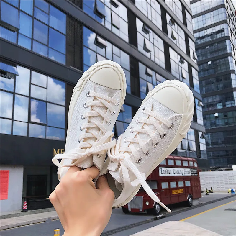 new men Canvas Shoes Flat Platform Loafers Vulcanize Shoes men Casual Pumps Neutral Fashion Classic Designer Br (7)