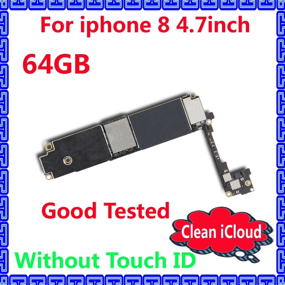 64 ГБ Бесплатная iCloud IOS системная материнская плата для iphone 8 100% оригинальная без