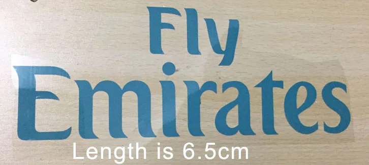 Маленькая футбольная нашивка Fly Emirates Размер 8 см и размер 6 5 значок для передачи