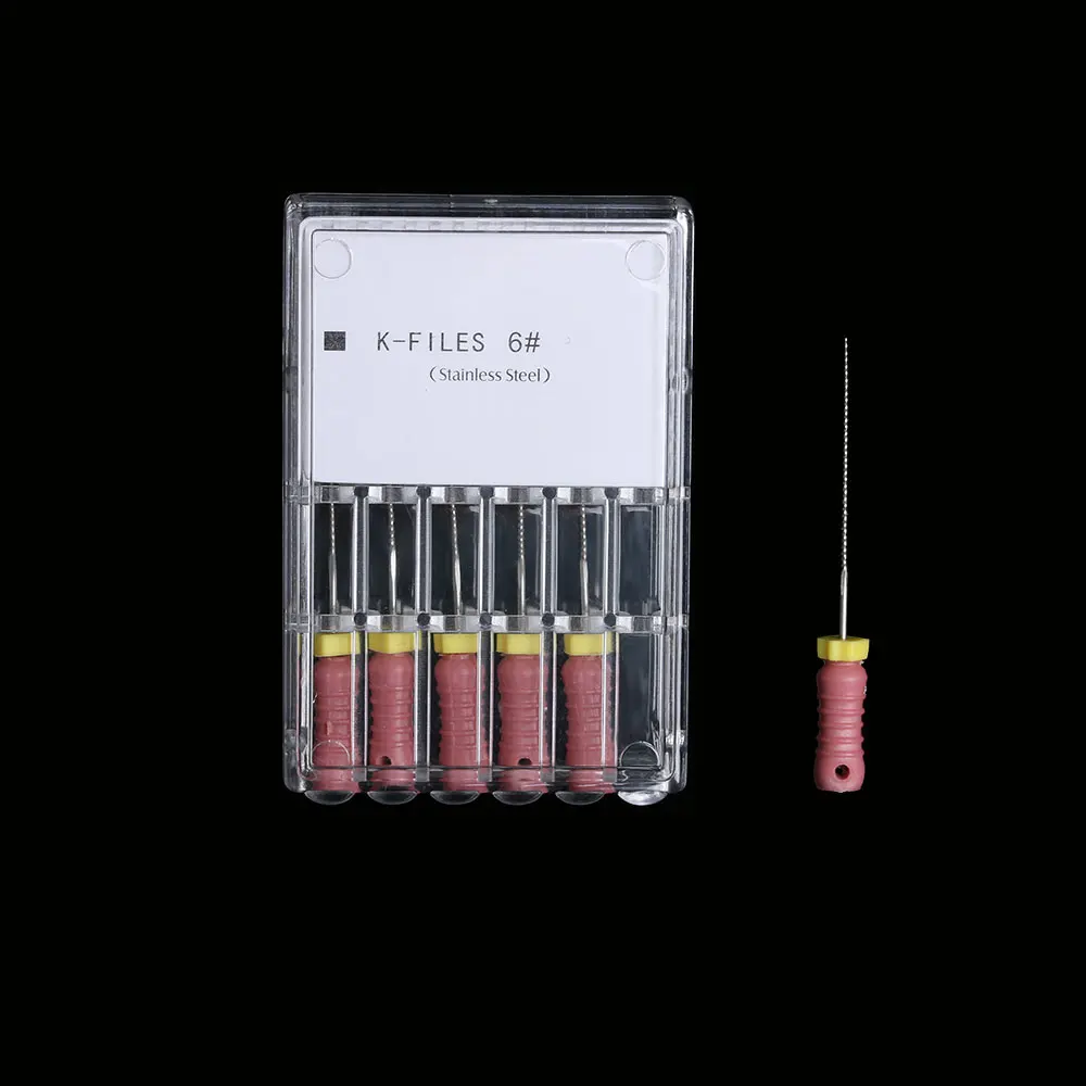 

21/25mm Oral Healthy REAMERS Stainless Steel Repair Needle Hand K-Files Endo Root Canal Dental Files Instruments Tool Parts
