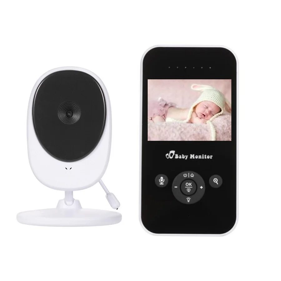 

babykam bebek telsizi baby camera 2.4 inch LCD IR Night Light Vision Intercom 4 Lullabies Temperature Sensor Zoom bebek kamera