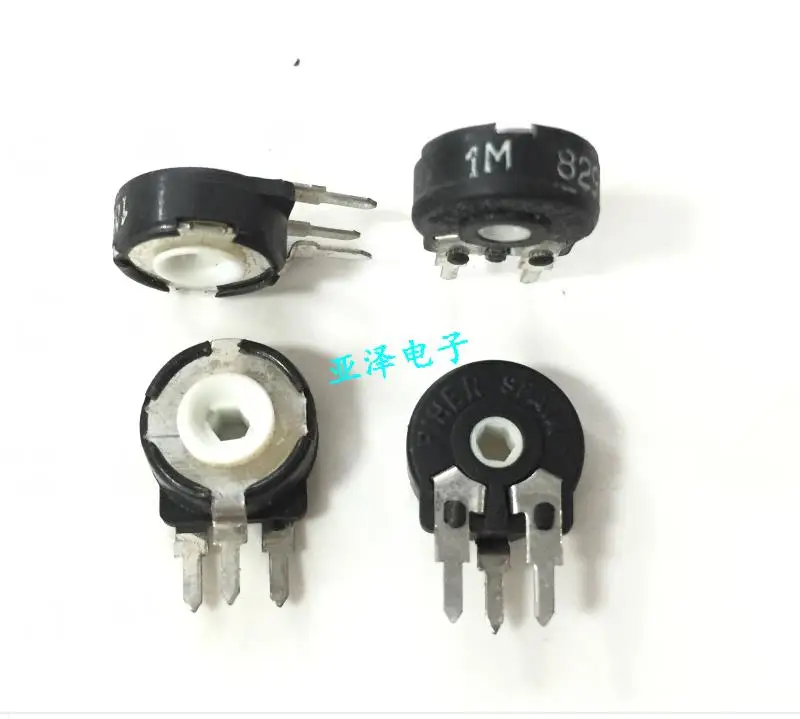 

2pcs Imported Spanish PIHER adjustable potentiometer, PT10-1M vertical hexagon hole