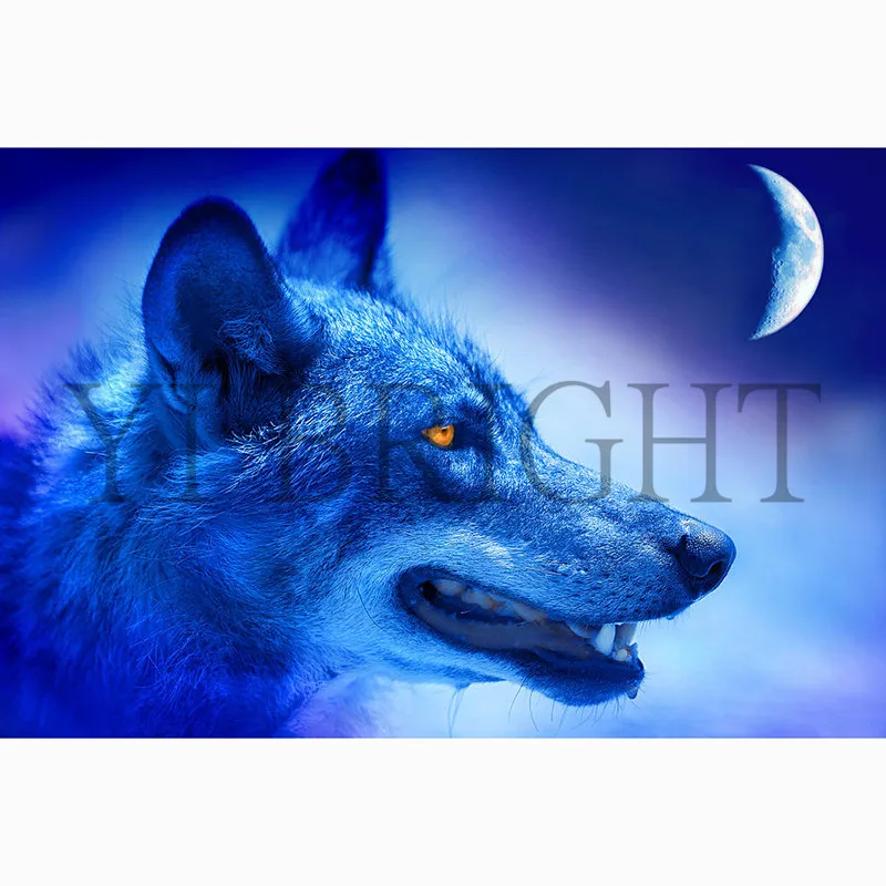 

5D DIY Full Square Diamond Painting Cross Stitch " Blue Alpha" 3D Diamond Embroidery Rhinestone Mosaic Home Decor Gift