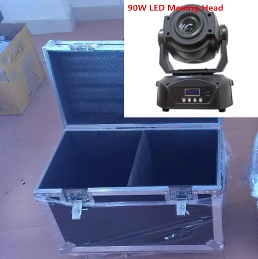 

2X 90W LED Moving Head and flightcase Stage Lighting 16DMX Channel Hi-Quality Hot Sales 90W Prism Led Moving Light New Design