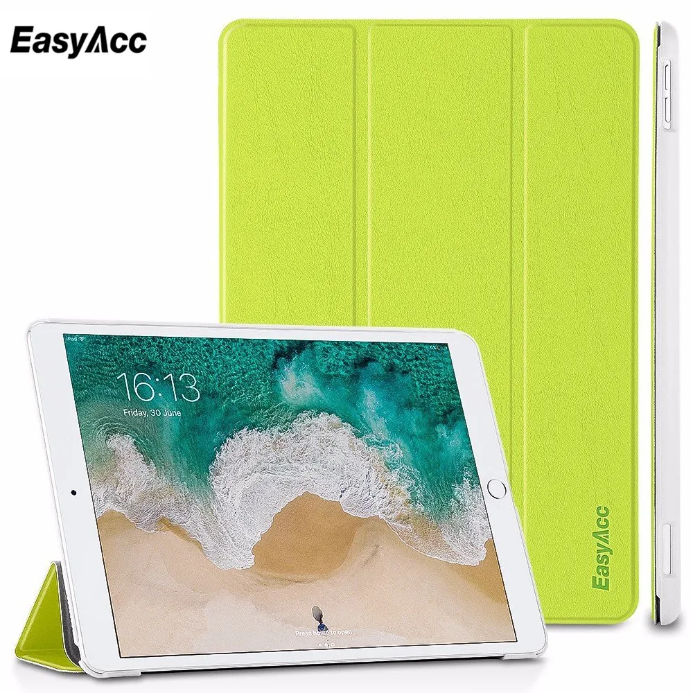 

For iPad Pro 10.5 Case EasyAcc Ultra Slim Smart Case 3 Folding Stand Auto Sleep/Wake Back Cover For Apple iPAD 10.5