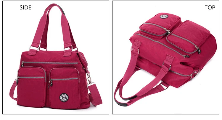 de náilon senhoras bolsa feminina à prova