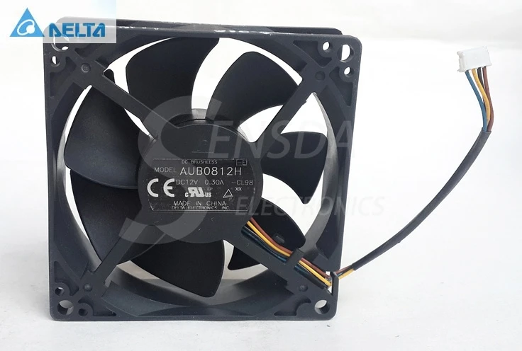 Для delta AUB0812H 8 см 80 мм 80*80*25 8х8*2 5 8025 постоянного тока 12 В 0 30 А инвертор сервера
