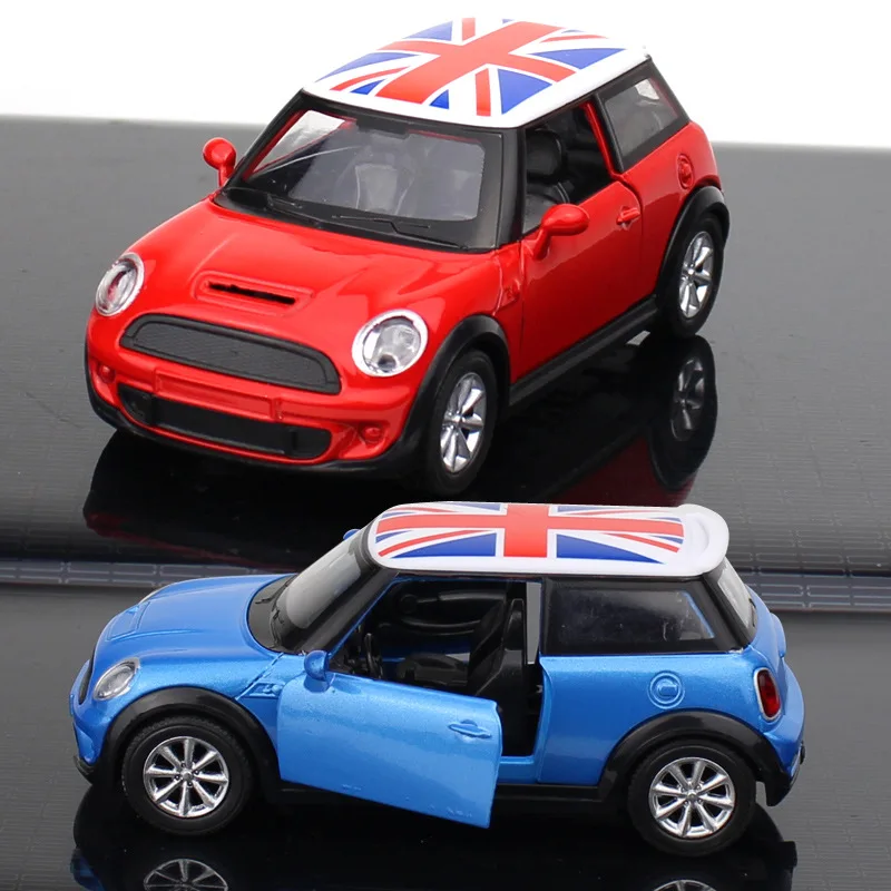 

1:30 Scale Mini Cooper S Alloy Die cast Car Model With Pull Back Toys For Birthday Gift Toy Collection