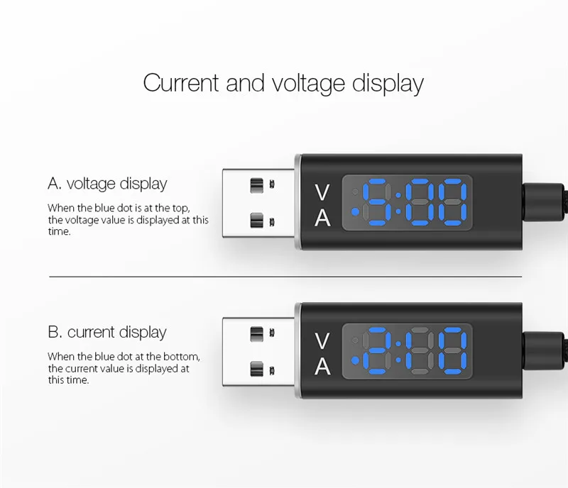 LEORY 2 в 1 type-c/Micro USB кабель для телефона Напряжение тока светодиодный дисплей type-c Micro USB синхронизации зарядный кабель для huawei mate 20