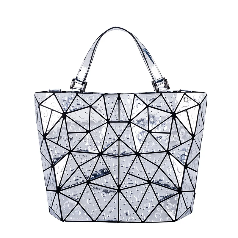 

2018 Fashion Bao Women luxury Handbag Beach Hand Bags Hologram Shoulder Bag sac a main Messenger Clutch bolsa feminina Silver