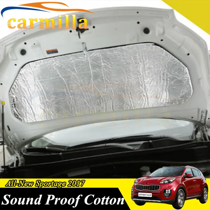 Car Front Engine Hood Cover Soundproof Fire Resistance Cotton Plate for