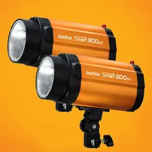 2 x реальный выход 300 Вт Godox Smart 300SDI стробоскоп вспышка Студия свет лампы головы 220 В