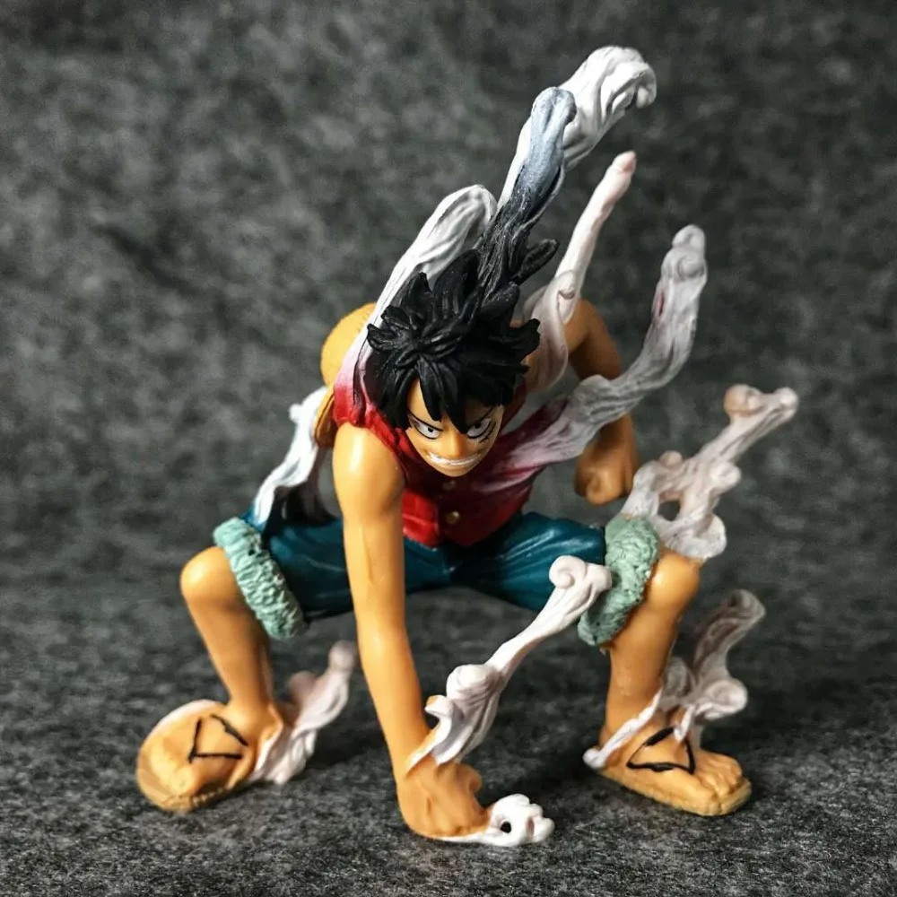 Anime One Piece Devil Fruit Gum Gum Monkey D Luffy PVC Action Figure