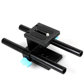 

PROST 15mm Rail Rod Support System Baseplate Mount For DSLR Follow Focus Rig 5D2 5D3