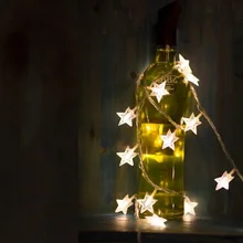 New 5M 28 LED star string Fairy Lights for wedding decorations Home outdoor christmas tree decorations