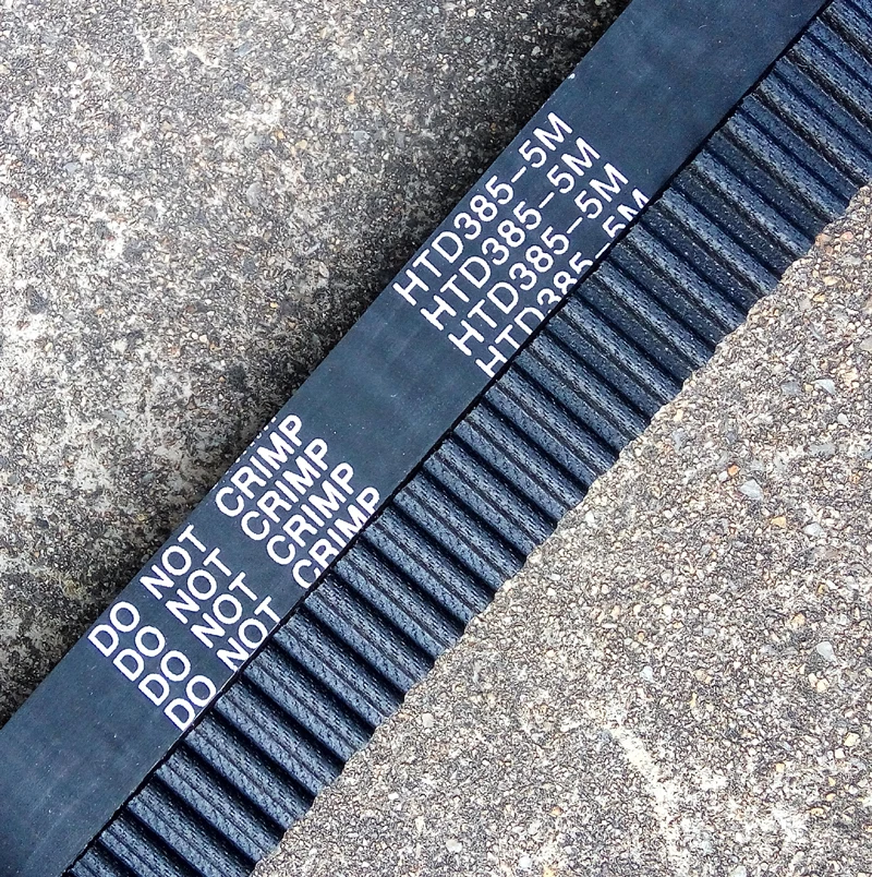 

5 piece/pack HTD5M timing belt 385-5M-13 Teeth 77 Length 385mm Width 13mm rubber closed-loop 38 HTD 5M S5M Pulley high quality