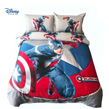 

disney Captian America beddings 3d comforter set single twin queen king size boy adult the Avengers gift duvet cover pillow case