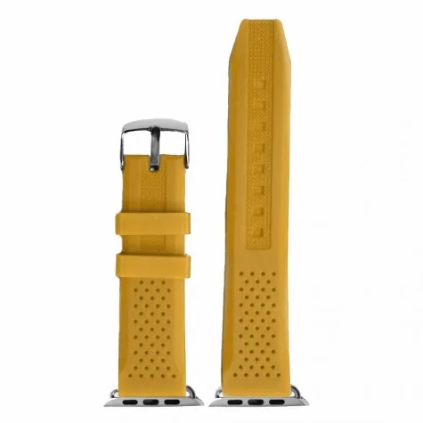 38mm Smart Yellow Silicone Watch Band Replacement for Apple iWatch WB1101C38JB