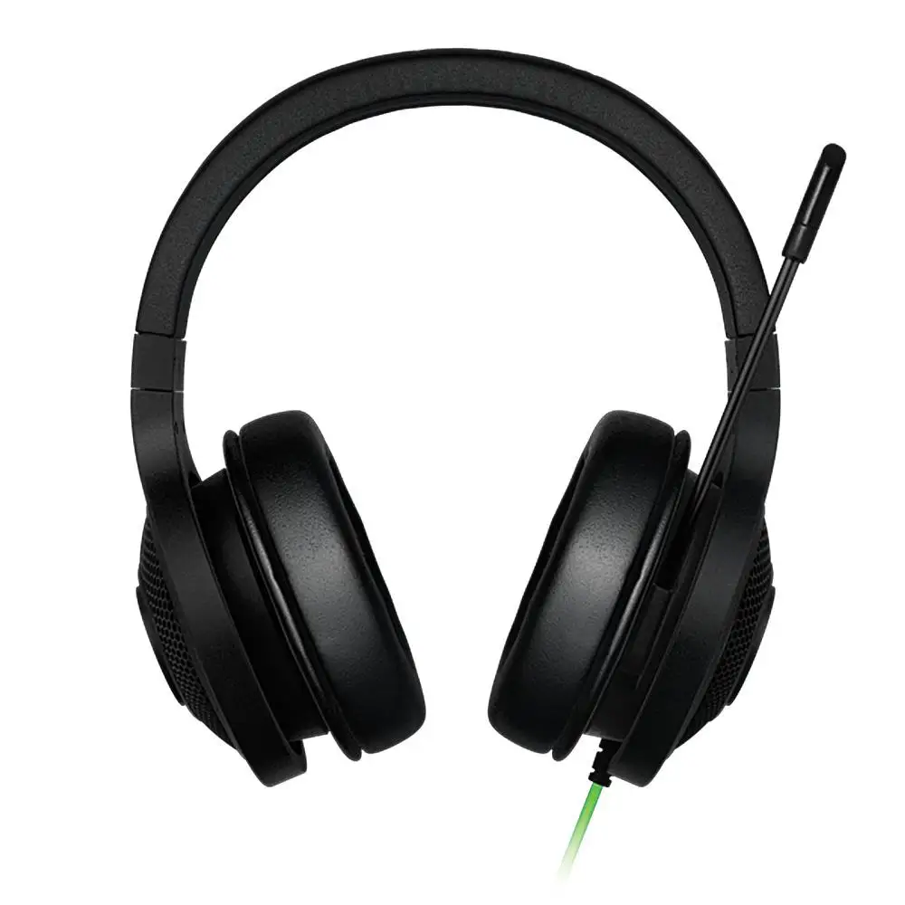 Razer Kraken esencial auriculares con aislamiento de ruido-oído analógico de 3,5mm con micrófono para PC/portátil/teléfono 1,3 m negro auriculares para juegos - 2