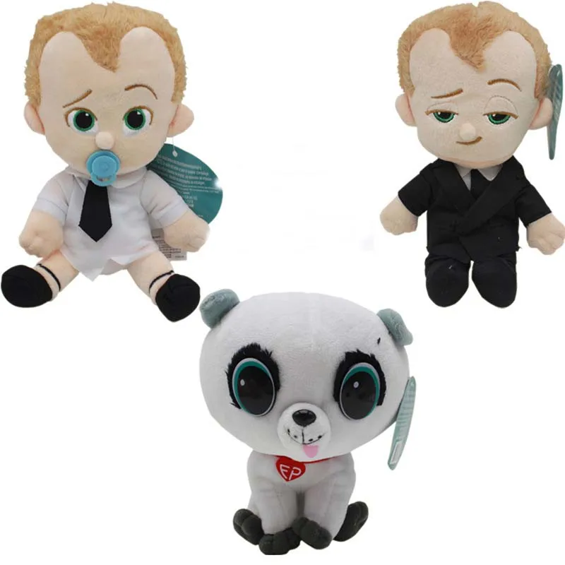 3pcslot 20cm The Boss Baby Stuffed Animal Plush Figure Doll Toys For kids Christmas Gifts