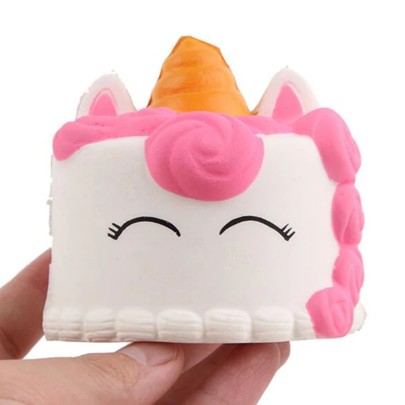 Дропшиппинг Squishy White Unicornio игрушечный торт медленный рост Unicornio Мультяшные игрушки избавляет от стресса Детские Подарочные игрушки для