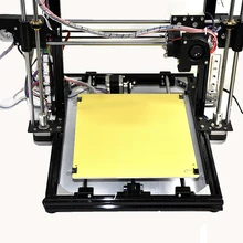 HICTOP Черный Алюминиевая рама 3d принтер prusa i3 3dp-11 reprap prusa i3 DIY рабочего 3d печатная машина комплект