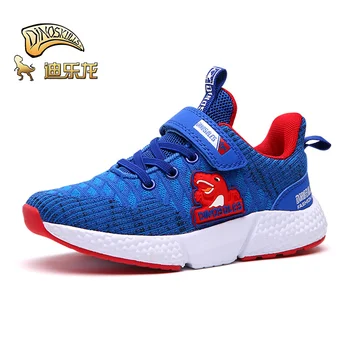 

Dinoskulls Children Casual Sneakers Boys Spring Autumn Mesh Breathable Big Kids School Outdoor Sport Running Shoes Light #31-#37