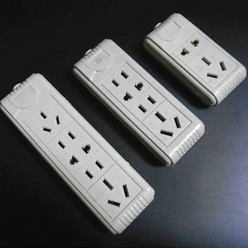 

Power Strip Multi-position Power Sockets AC Power Charger Wall Socket Plug Mains Lead Strip Adapter No Extension Cable